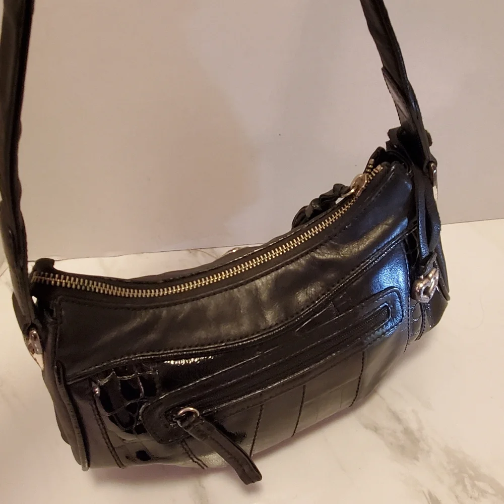 Black Brighton Crossbody Bag
